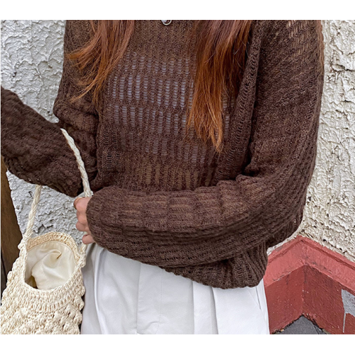 2020 gentle wind loose all-match knit sweater